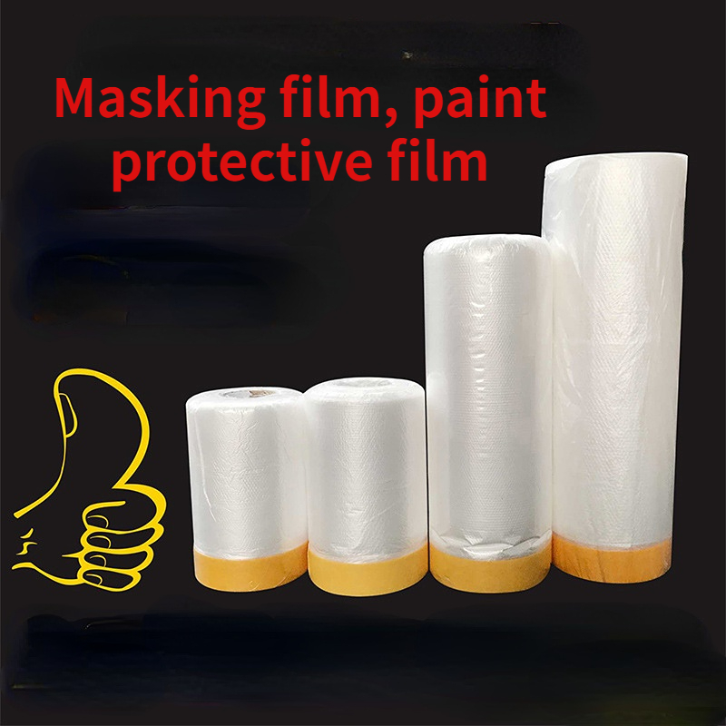 Greeno Pre taped Masking Film Clear Plastic Sheeting - Temu