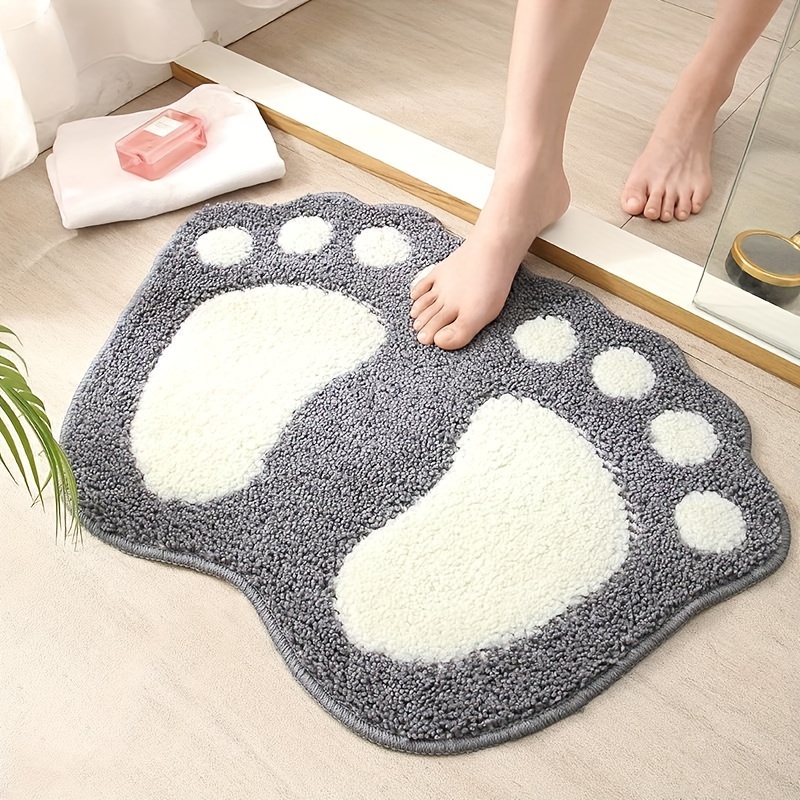 Bathroom Rugs, Soft and Absorbent Microfiber Bath Rugs, Non-Slip