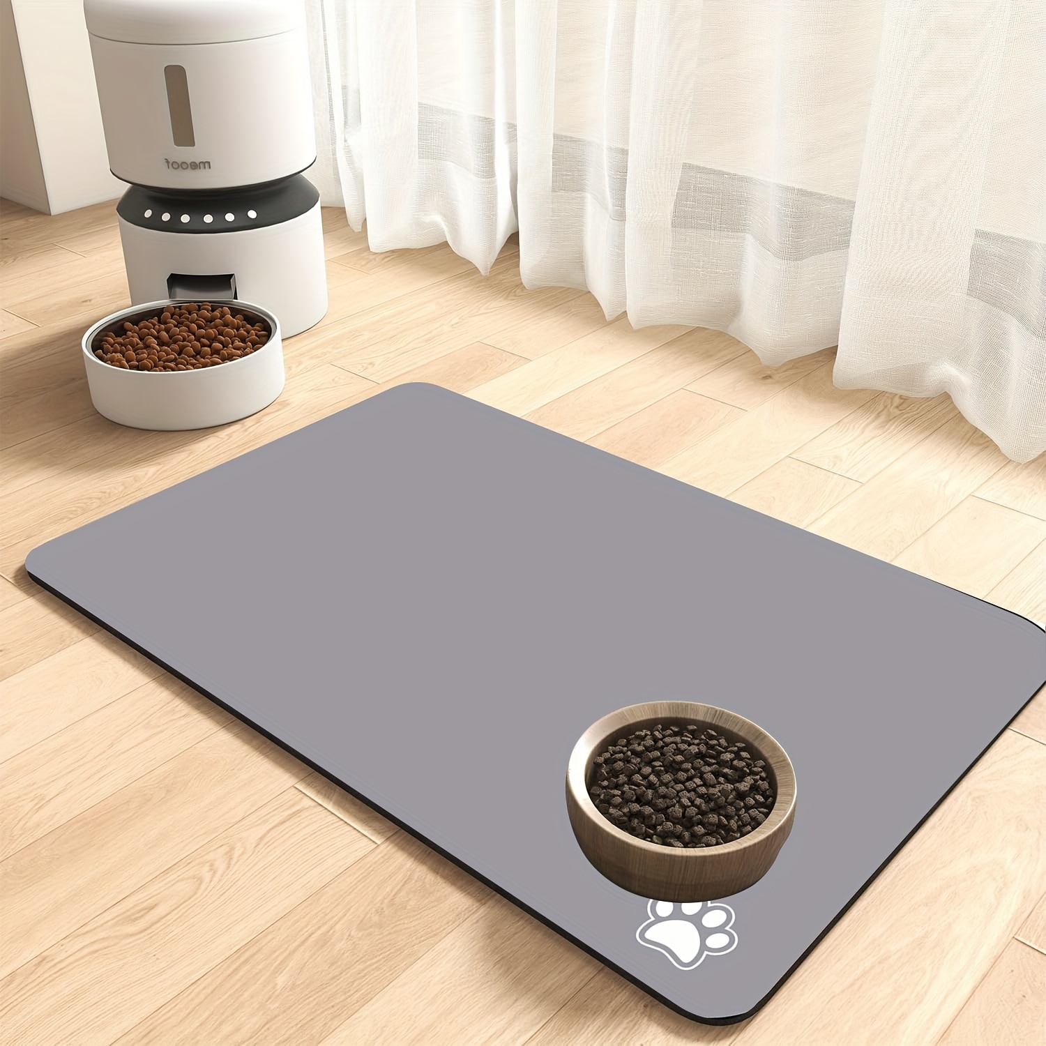 Kaufe Talos wasserabsorbierender, ovaler, rutschfester Plüsch-Bodenmatte,  Teppich, Wohnzimmer-Fußmatte