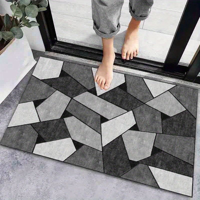 Honeycomb Pattern Durable Front Door Mat Hexagon Pattern - Temu