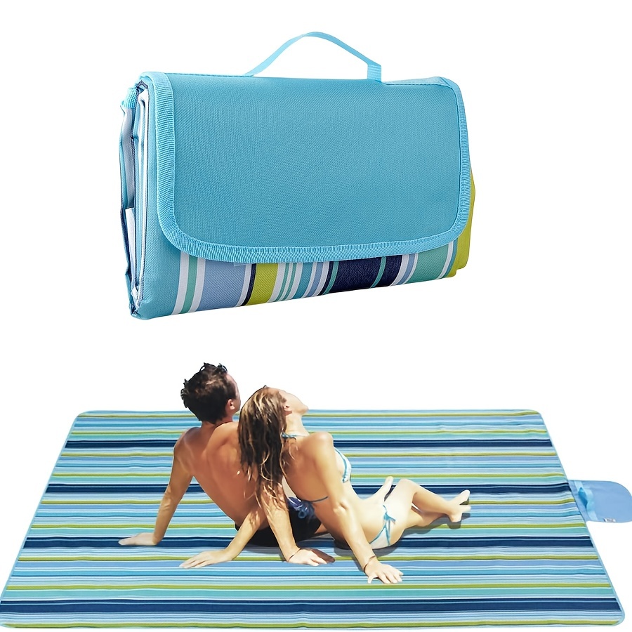Portable Waterproof Picnic Blanket Carry Strap Perfect Family Outdoor  Camping Beach Parties - Sports & Outdoors - Temu Canada