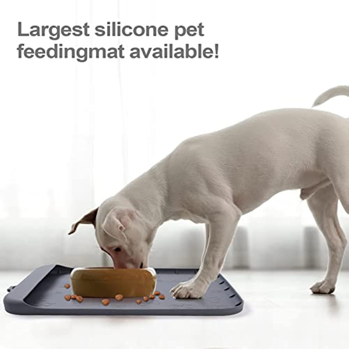 Keep Your Floors Clean & Dry With This Waterproof, Non-slip Pet Feeding Mat!  - Temu Italy