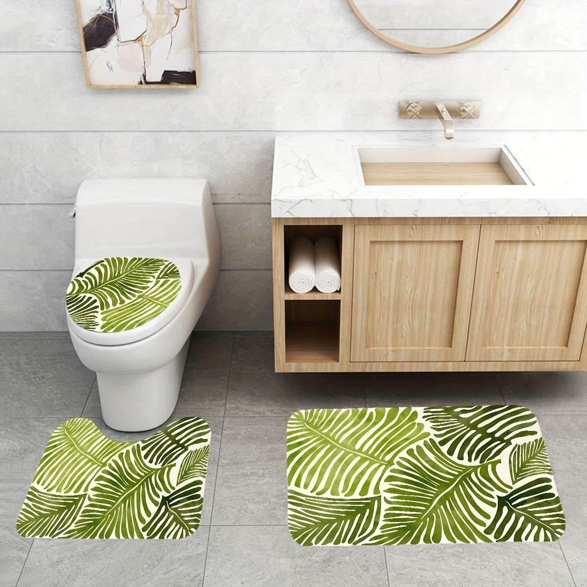 Small Bathroom Floor Rug, Non-slip Bathroom Rug