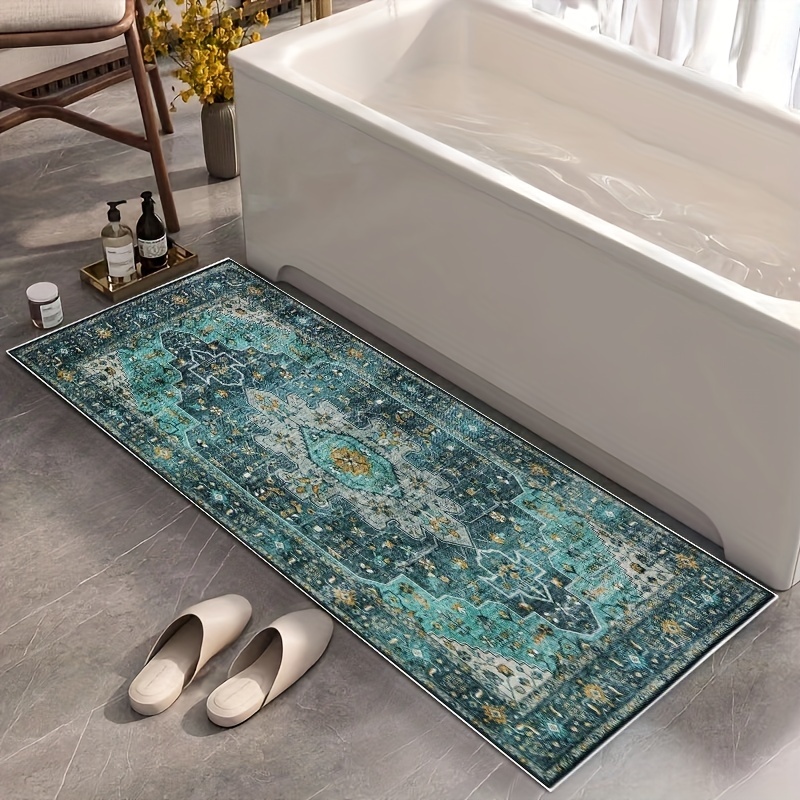 Shower Mat Bathtub Mat,24X16in , Non-Slip Bath Mat with Drain, Quick Drying  PVC