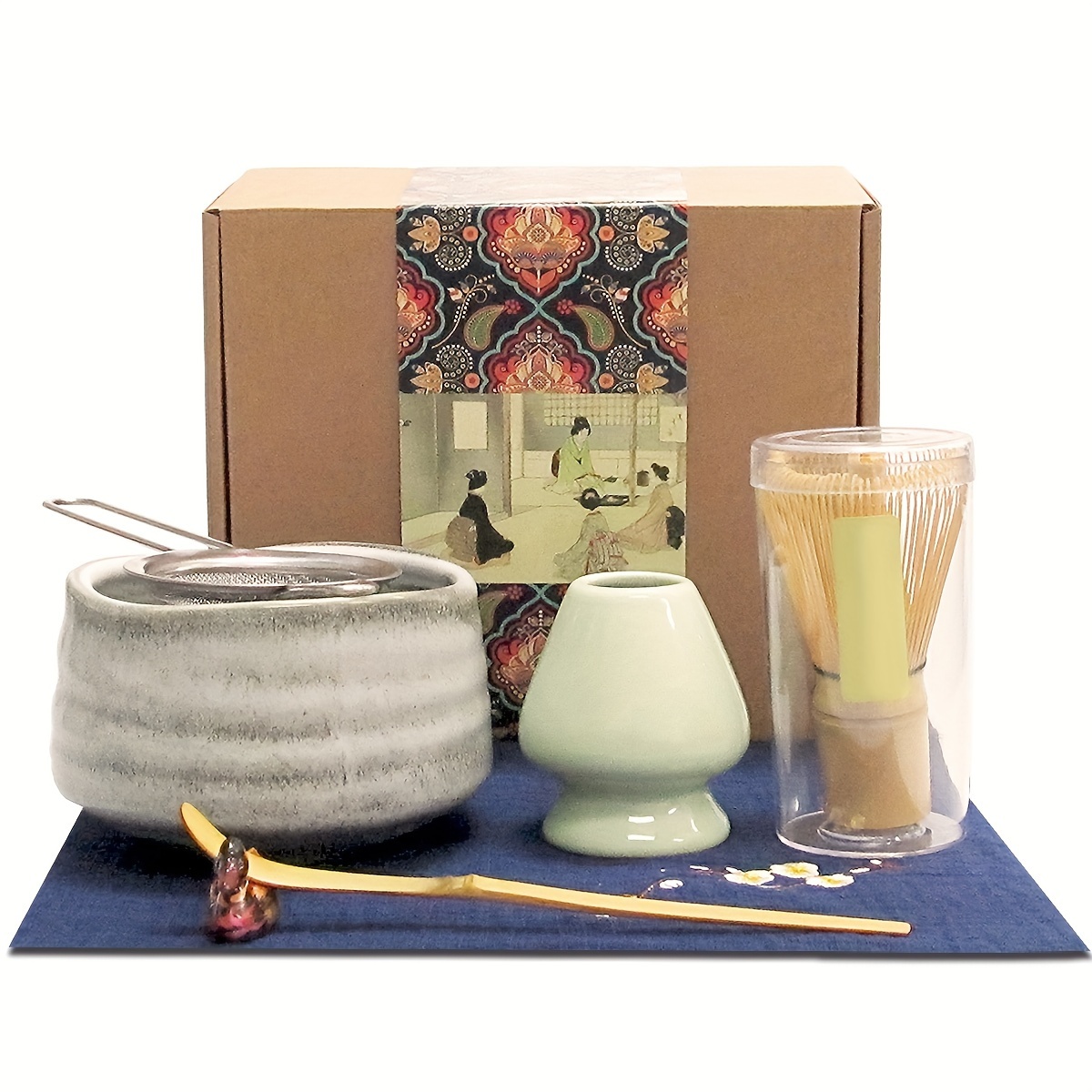 Lazy Afternoon Tea Set Living Room Chinese Matcha Cup Ceremony Tea Set  Strainer Service Box Dining Te Matcha Kit Home Products - AliExpress