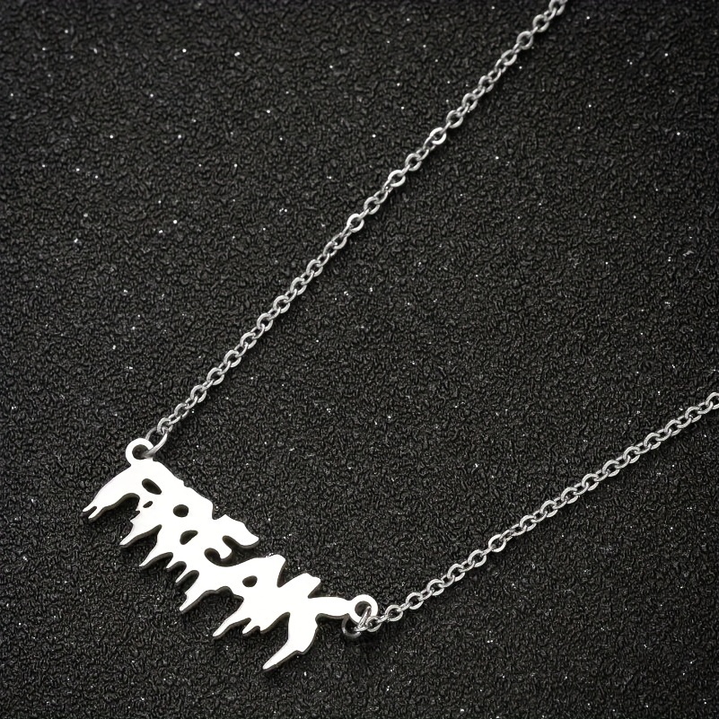 Razor Blade Necklace Pendant Chain Choker Unisex Punk Rock Emo Boho  Jewellery Uk