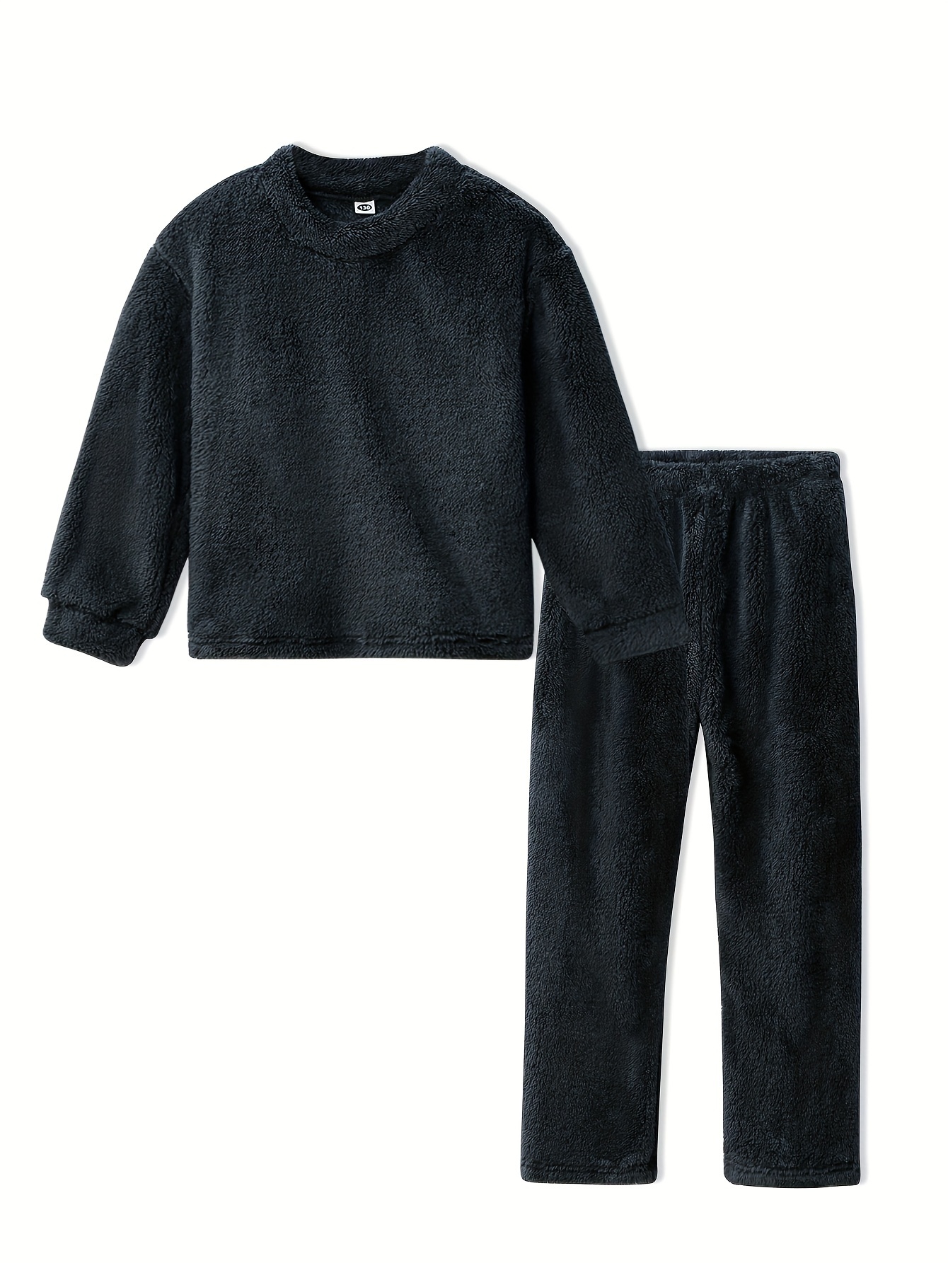 Coral Fleece Pajamas Men's Winter Thickened Plus Velvet Warm - Temu