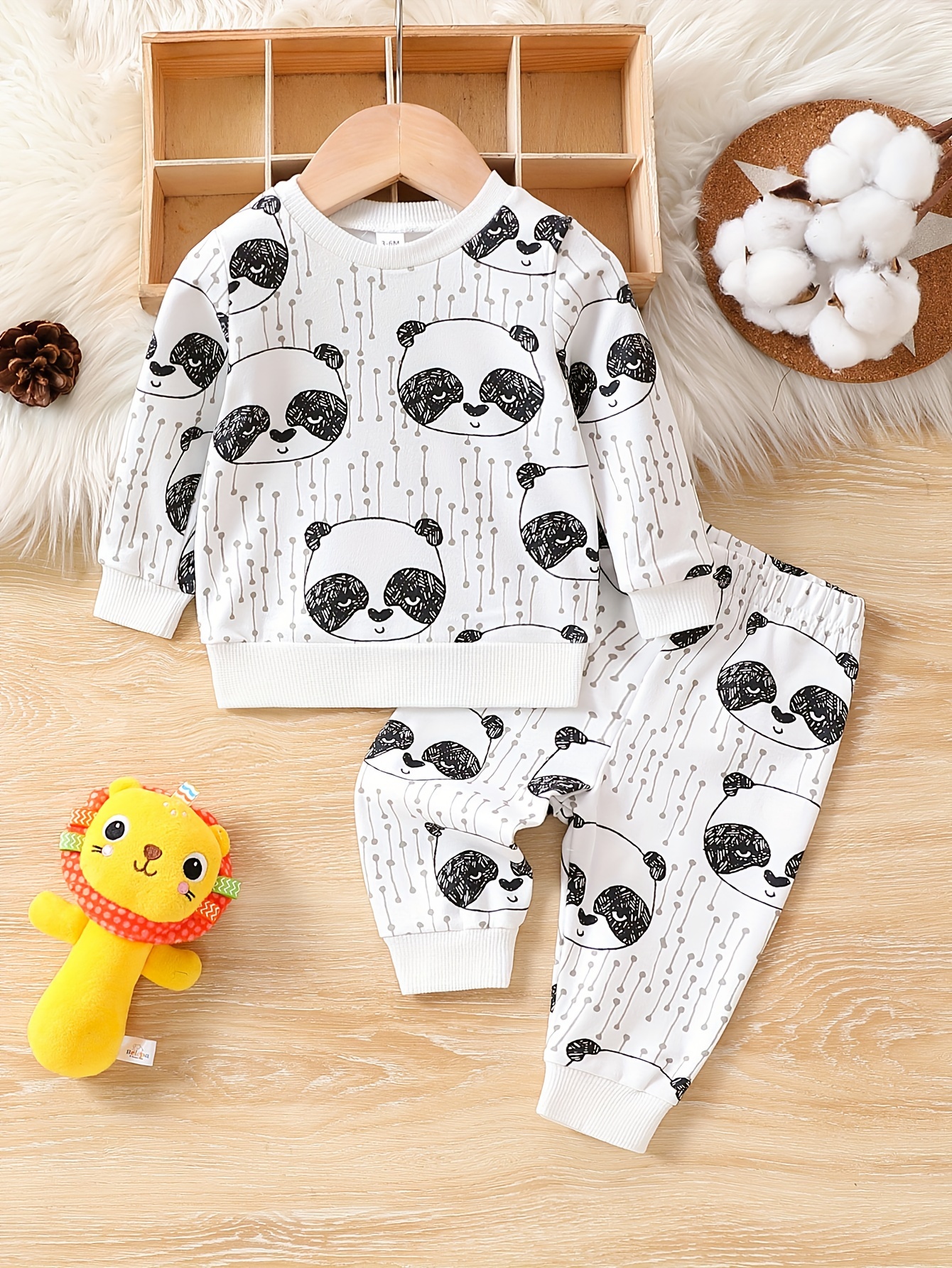 Pijamas de pandas de cuerpo outlet completo