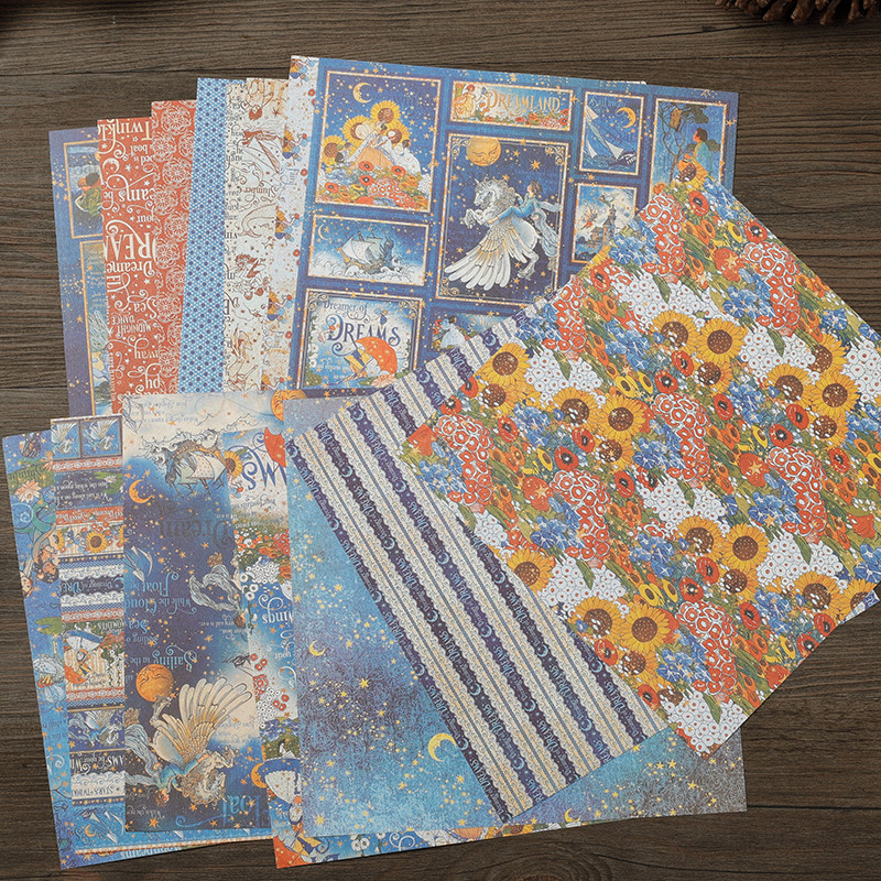 Material Paper Vintage Circus Journal For Background Diy - Temu