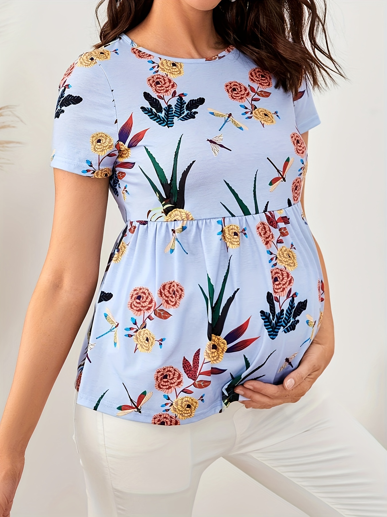 Blusas best sale maternas estampadas