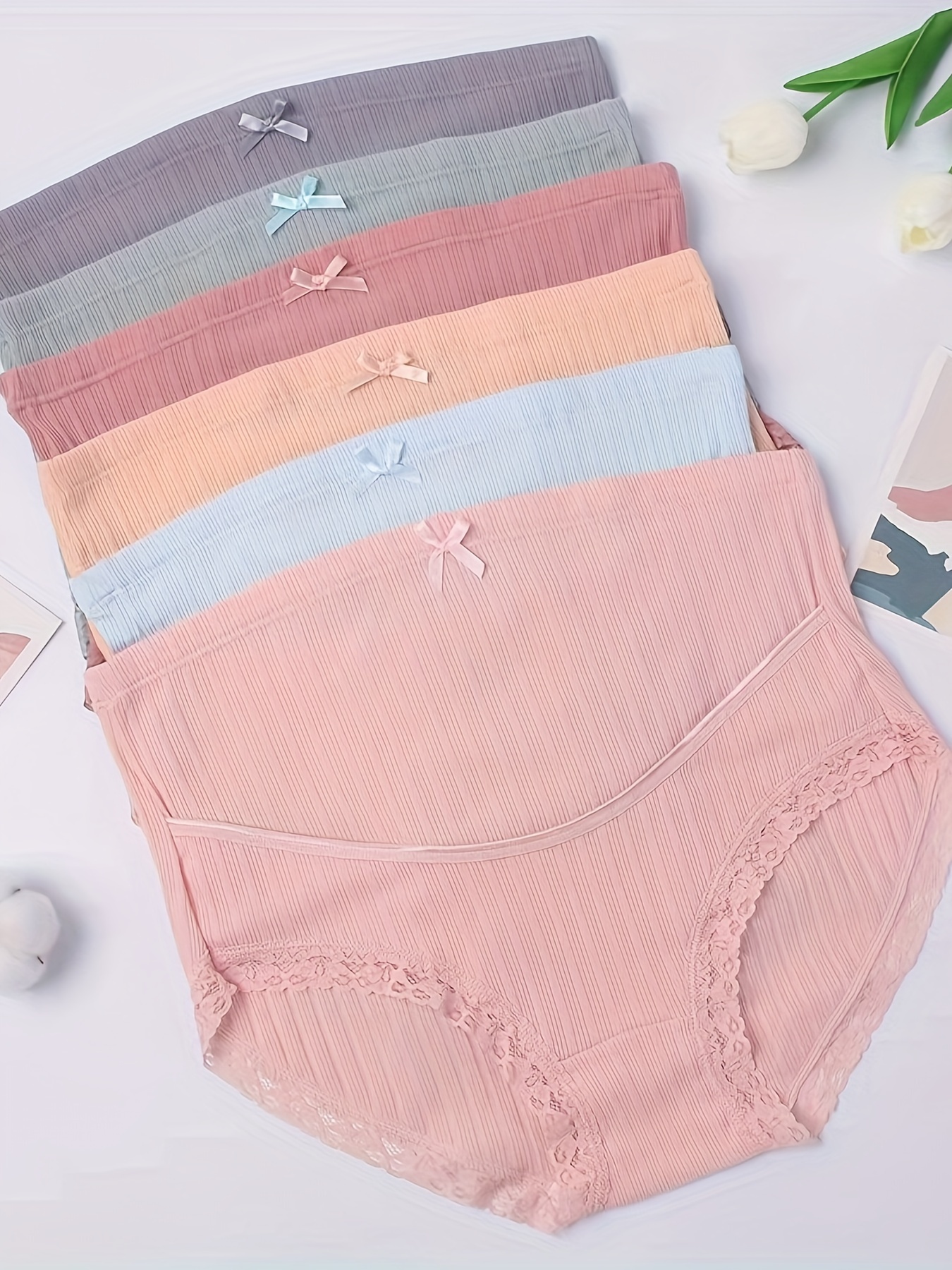 Women Underwear Mid-Rise Soft Print Panties Regular& Plus Size