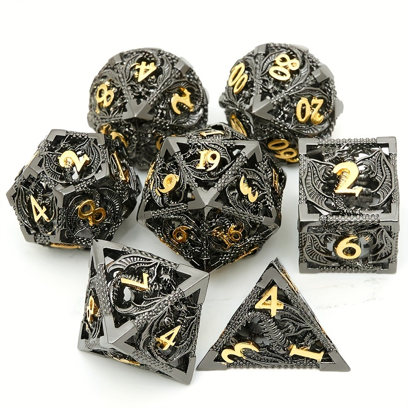 15 Peças Conjunto Completo de Dados RPG Poliédricos Esféricos D3