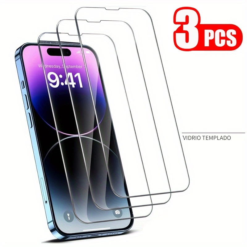 2 piezas de vidrio templado de privacidad para iPhone 12 / iPhone 12 Pro  6.1 pulgadas anti-azul anti-espía protector de pantalla espejo azul