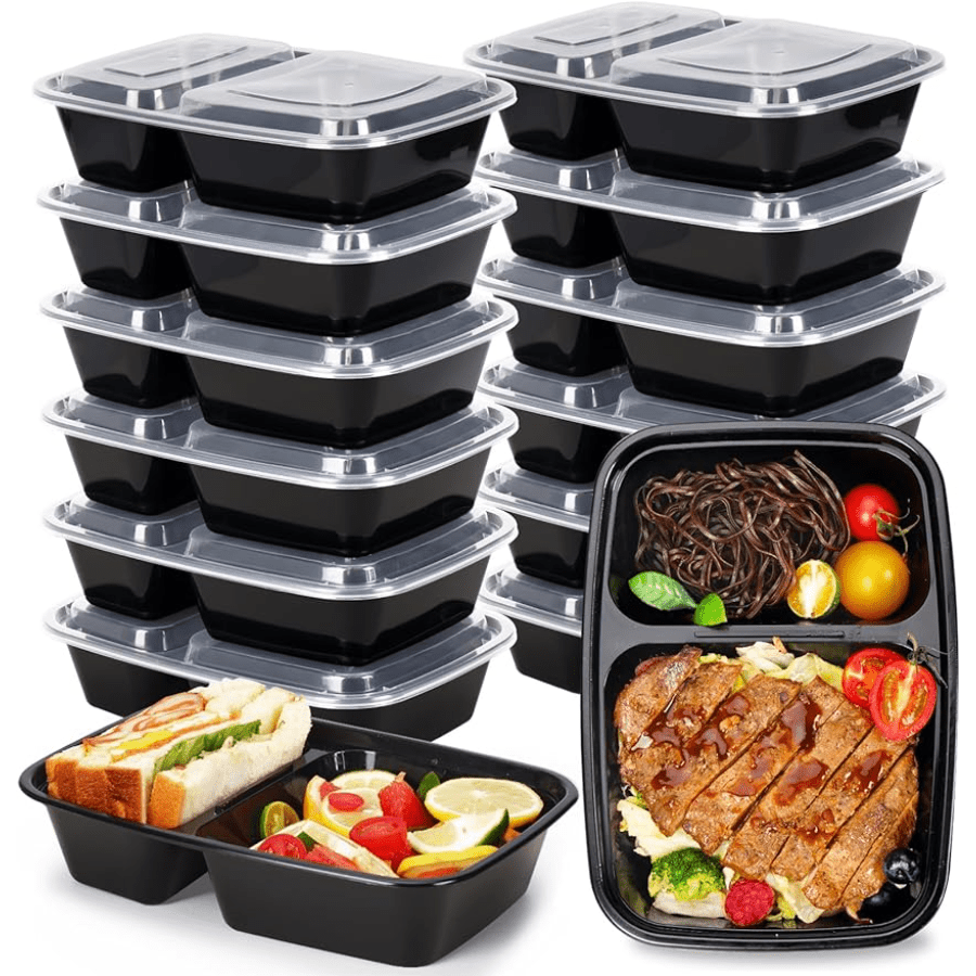 Meal Prep Container 1 Compartment - 20 Pack Extra-Thick Food Storage  Containers