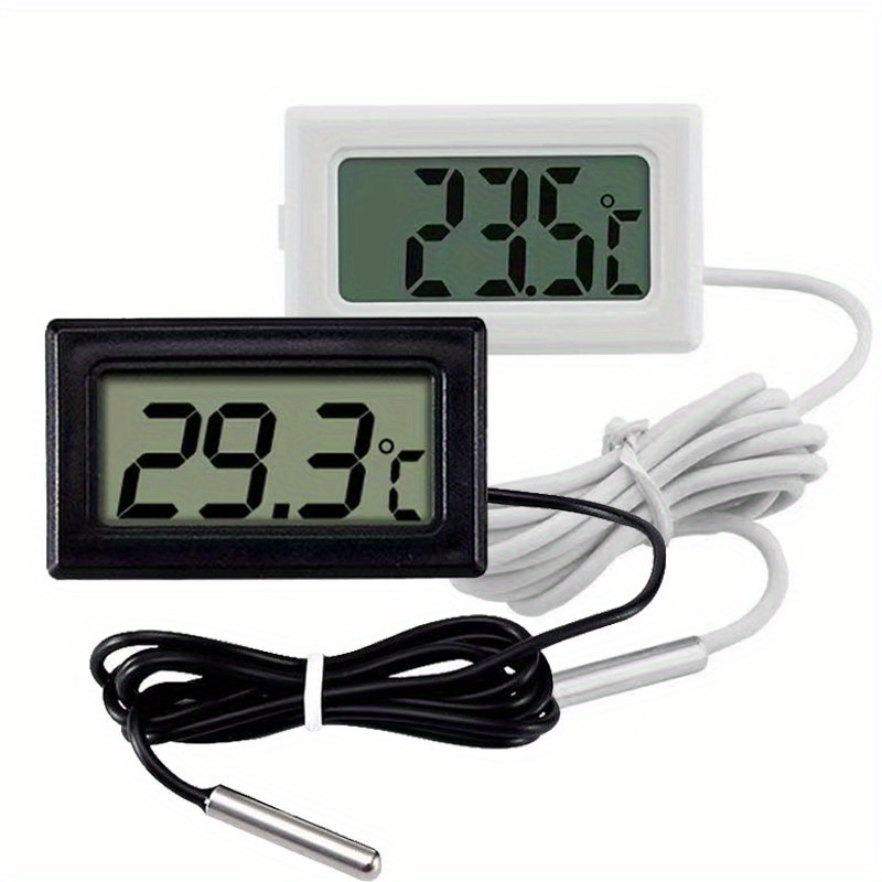 1 Pc Thermomètre Numérique Thermomètre Étanche Intérieur - Temu