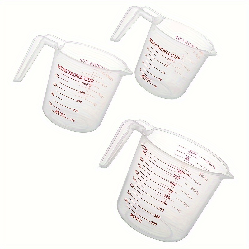 Mainstays 1-Cup Plastic Measuring Cup with Spout, Clear