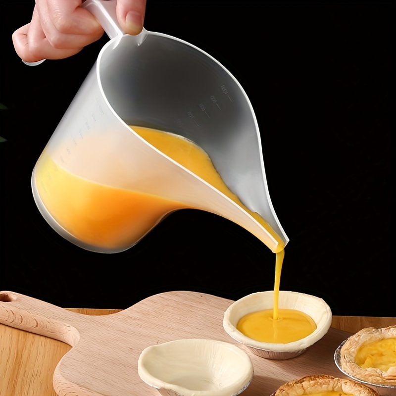 250/500ml Silicone Measuring Cup Precision Graduated Kitchen Measuring Tool  Jug Pour Spout Baking Cooking Tool For Butter Water