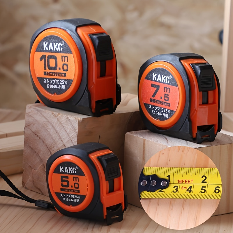 3pcs Soft Tape Measure 60-Inch 1.5M Mini Cute Measuring Tape, Orange Flower