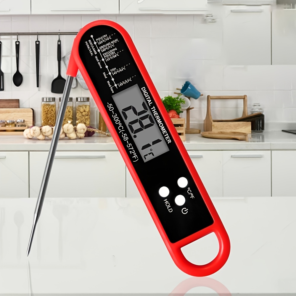 Meat Food Thermometer, Digital Candy Cooking Thermometer, Kitchen Cooking  Thermometer Instant Read for BBQ Grill, Oil, Milk, Bath Water, Deep Fry