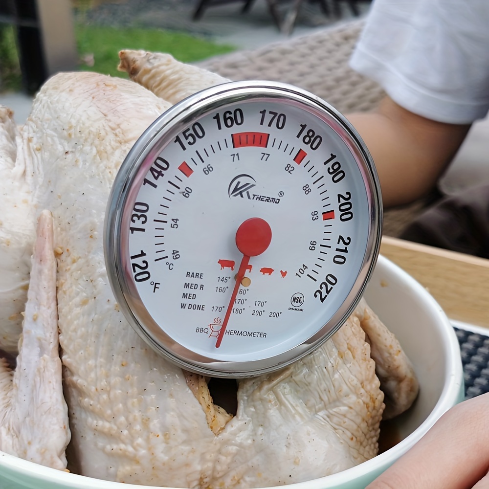 Acquista Termometri per carne per alimenti a lettura istantanea con doppia  sonda 2 in 1 per cucina, forno, grigliate con allarme