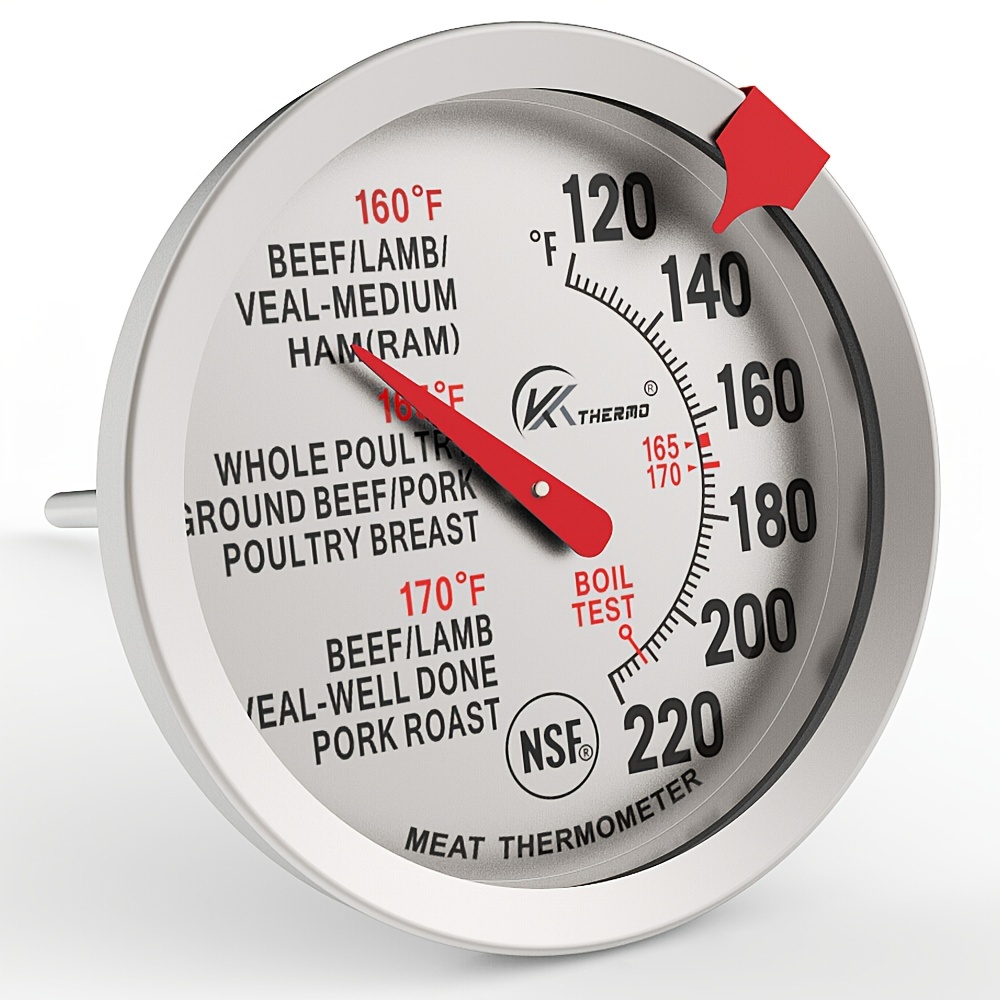Accurate Double sided Metal Thermometer For Oven Kitchen And - Temu