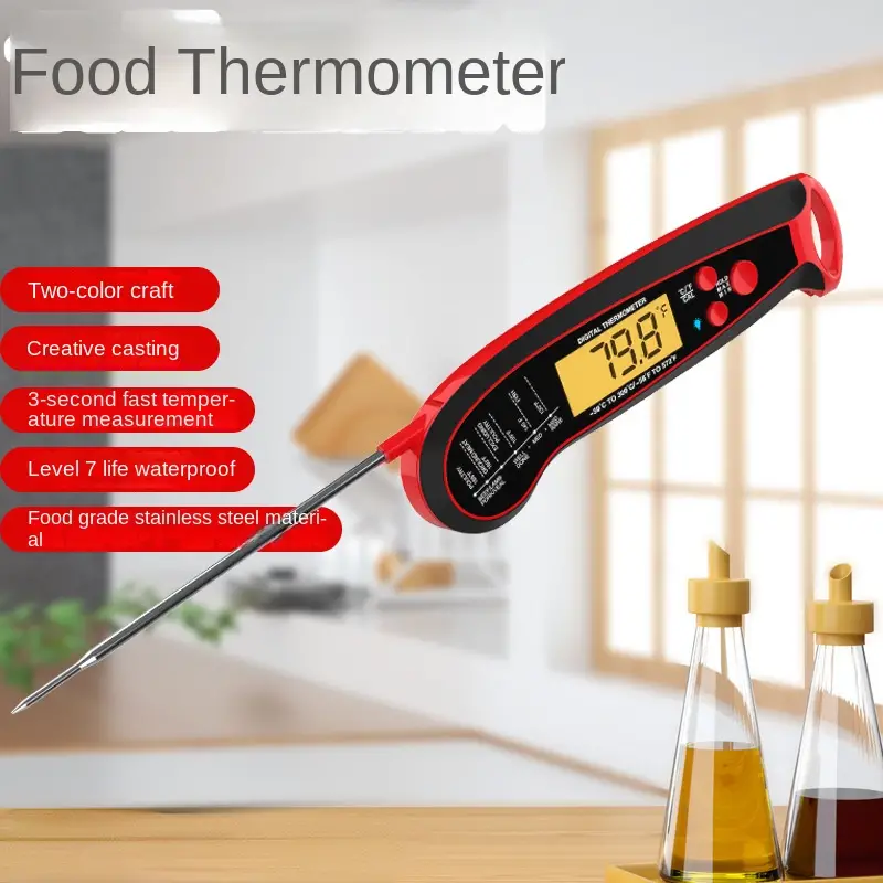 Meat Thermometers For Grilling, Meat Thermometer Digital, Meat Thermometer, Digital  Meat Thermometer With Probe, Waterproof Kitchen Instant Read Food  Thermometer For Cooking Baking Liquids Candy Grilling Bbq Air Fryer, Kitchen  Accessaries 