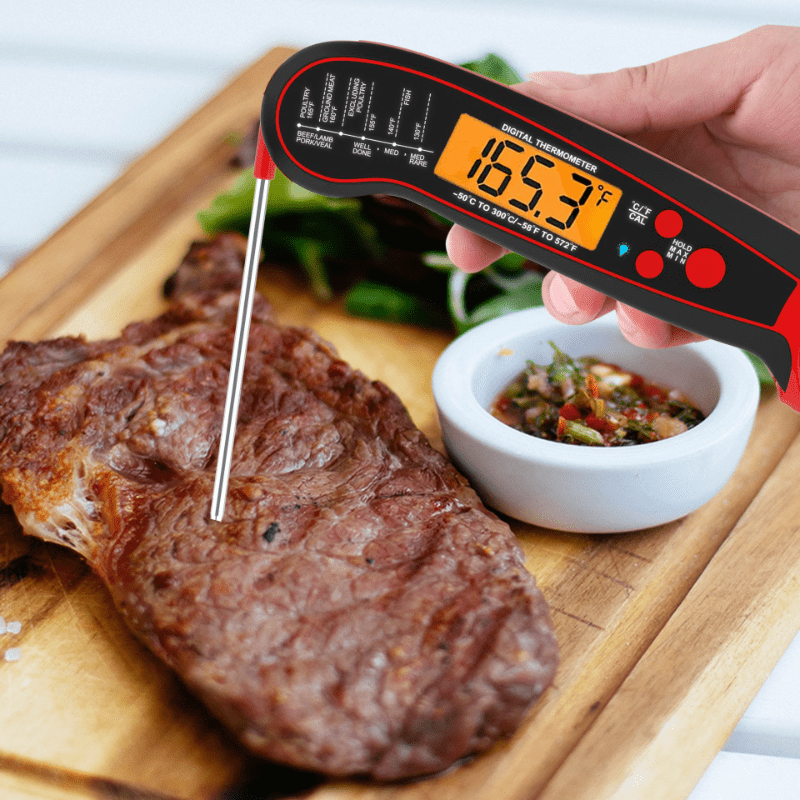 Meat Thermometers For Grilling, Meat Thermometer Digital, Meat Thermometer,  Digital Meat Thermometer With Probe, Waterproof Kitchen Instant Read Food  Thermometer For Cooking Baking Liquids Candy Grilling Bbq Air Fryer,  Kitchen Accessaries 
