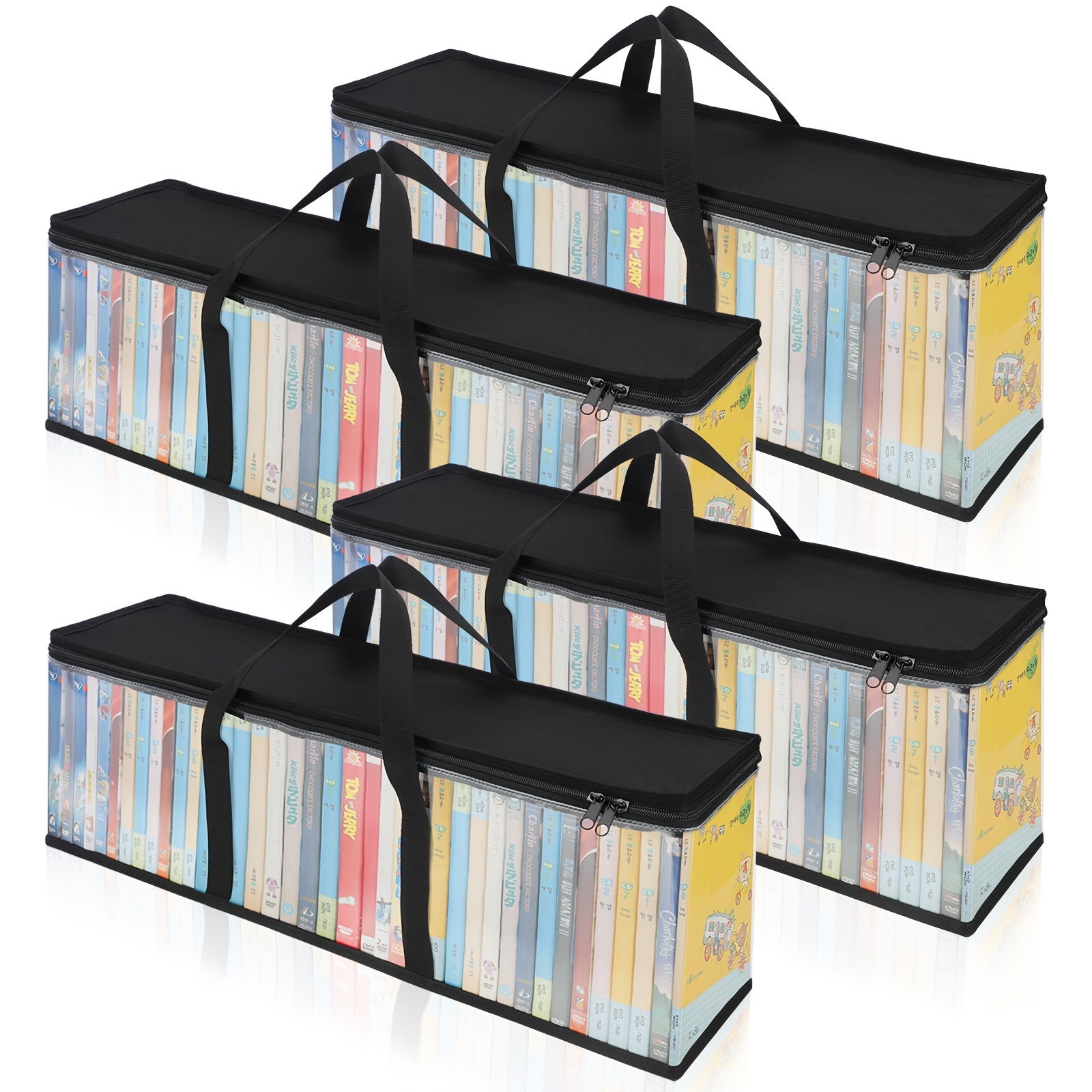 Dvd/cd Storage Box Acrylic Storage Container Small - Temu