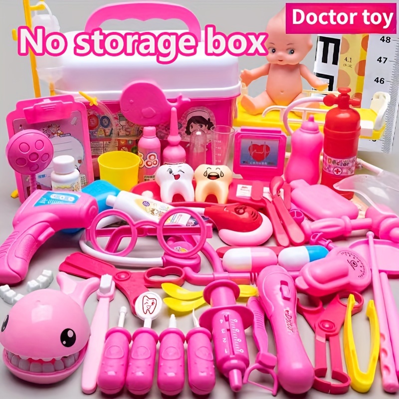 Simulation Family Doctor Toys Play Home Small Doctor Nurse - Temu