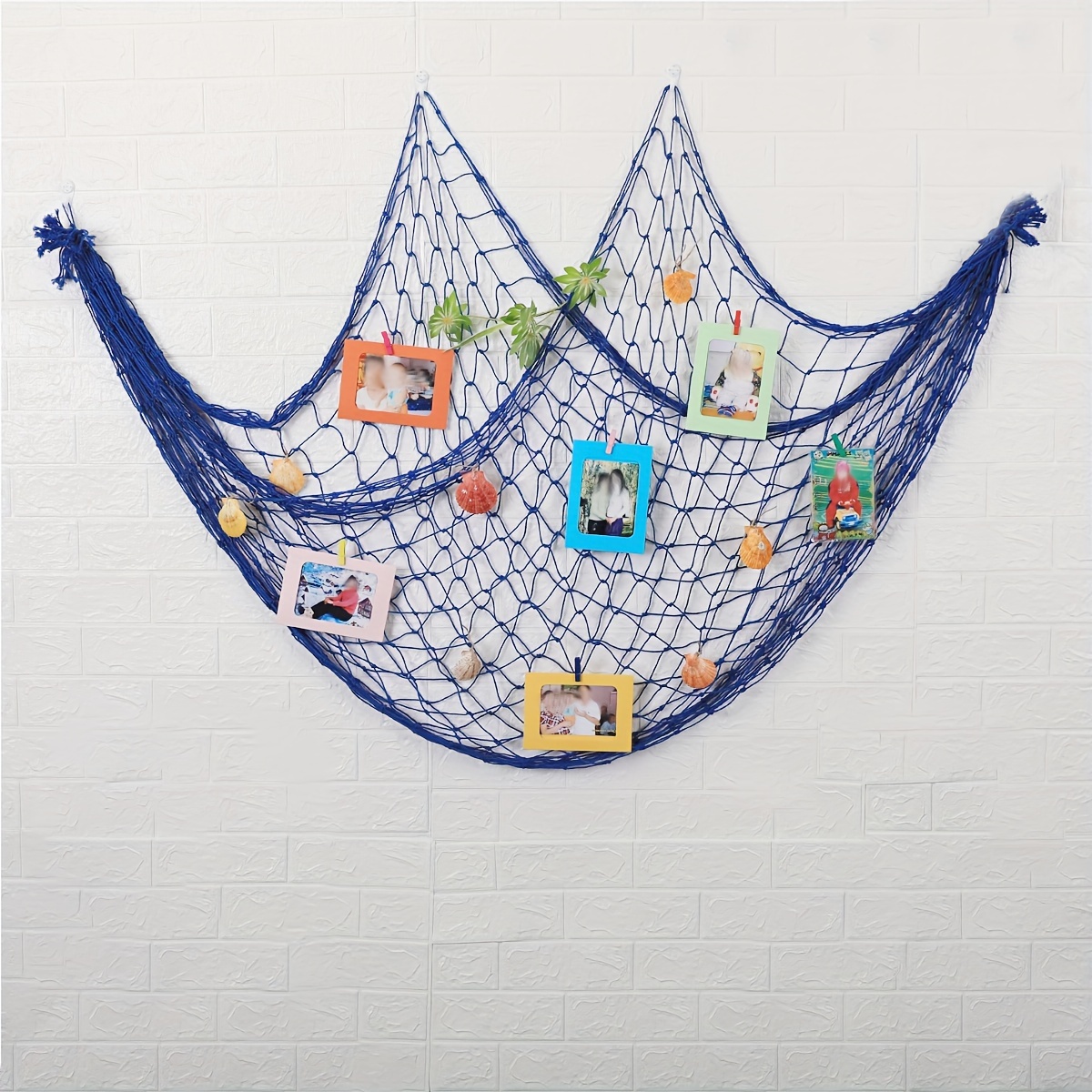 Sailor Style Home Door Wall Hanging Fishing Net Seaside Beach Shell Nautical  Party Decoration Sail Wall Net Party Decoration