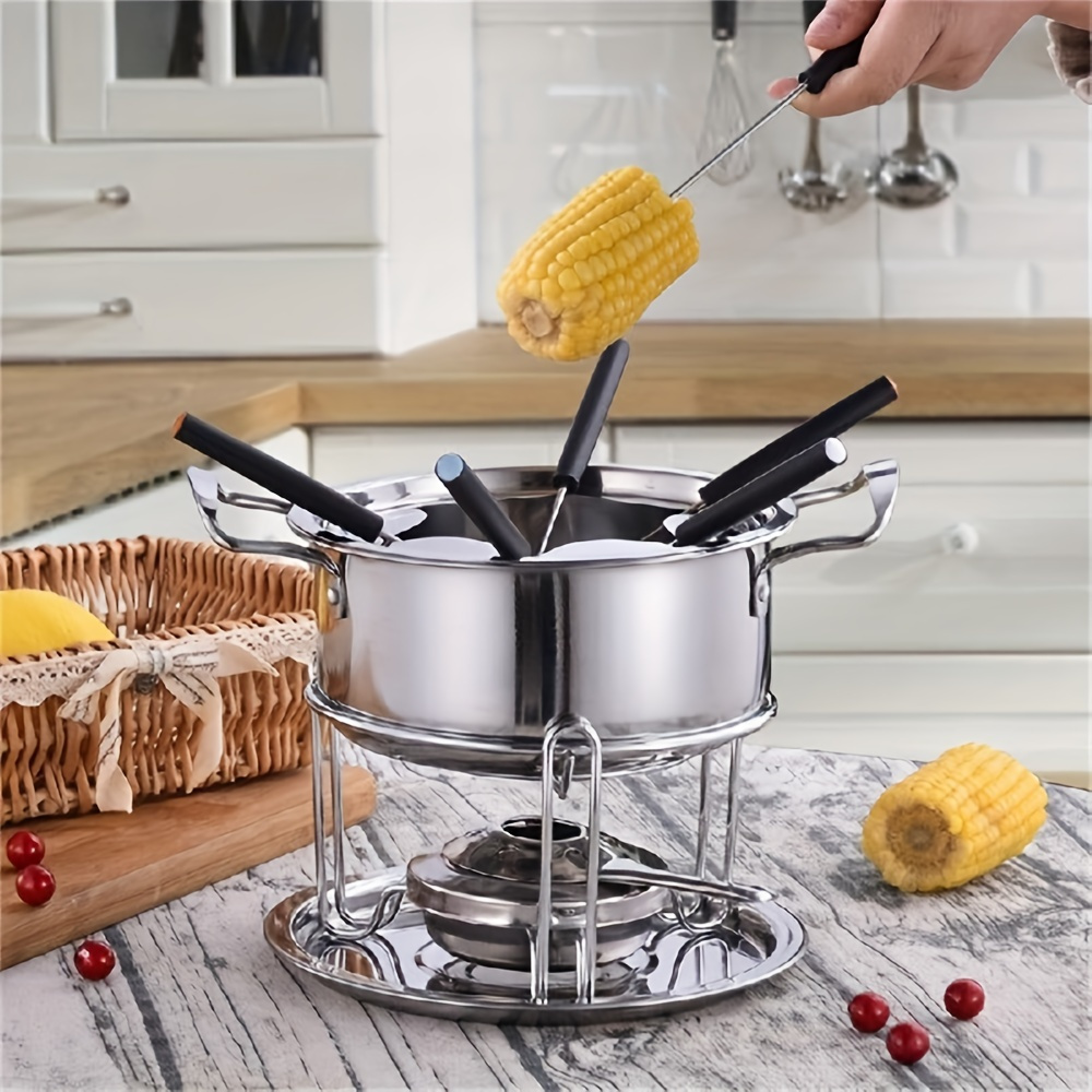 Delightful Dipping: MultiOutools Mini Electric Fondue Pot Set - Perfect for  Chocolate, Caramel, Cheese & More!