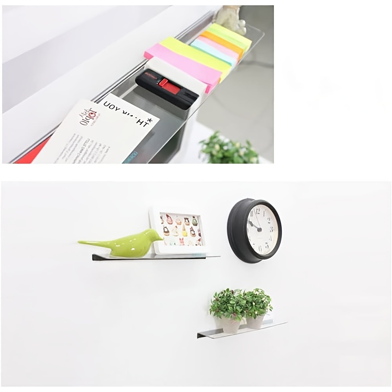 2pcs(Left And Right) Office Desk Accessories Computer Monitor Memo Board  Computer Message Board Office Supplies For Women Men Computer Sticky Note  Hol