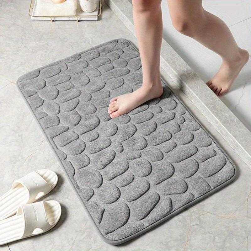 Bathroom Anti-skid Mat, Shower Waterproof And Anti-collision Floor Mat,  Hotel Bathtub Foot Mat