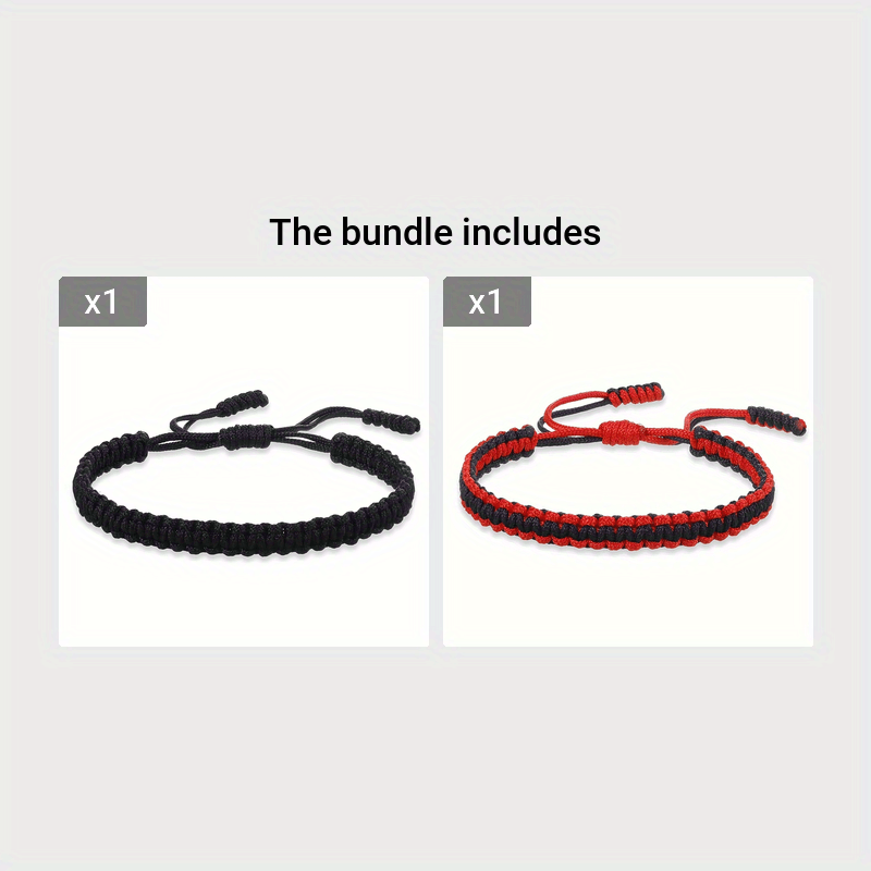 Braided Dopamine Bracelet Stack Adjustable Hand Ornament