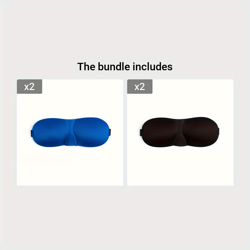 100% Blackout Sleep Eye Mask for Men & Women