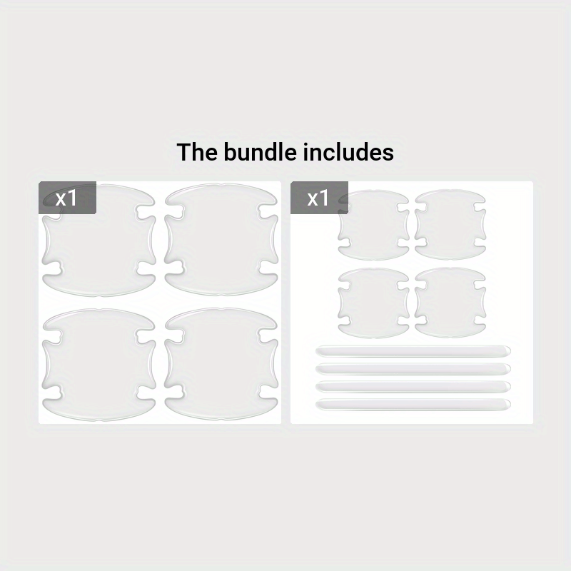 Car Door Handle Bowl Scratch Protector Stickers