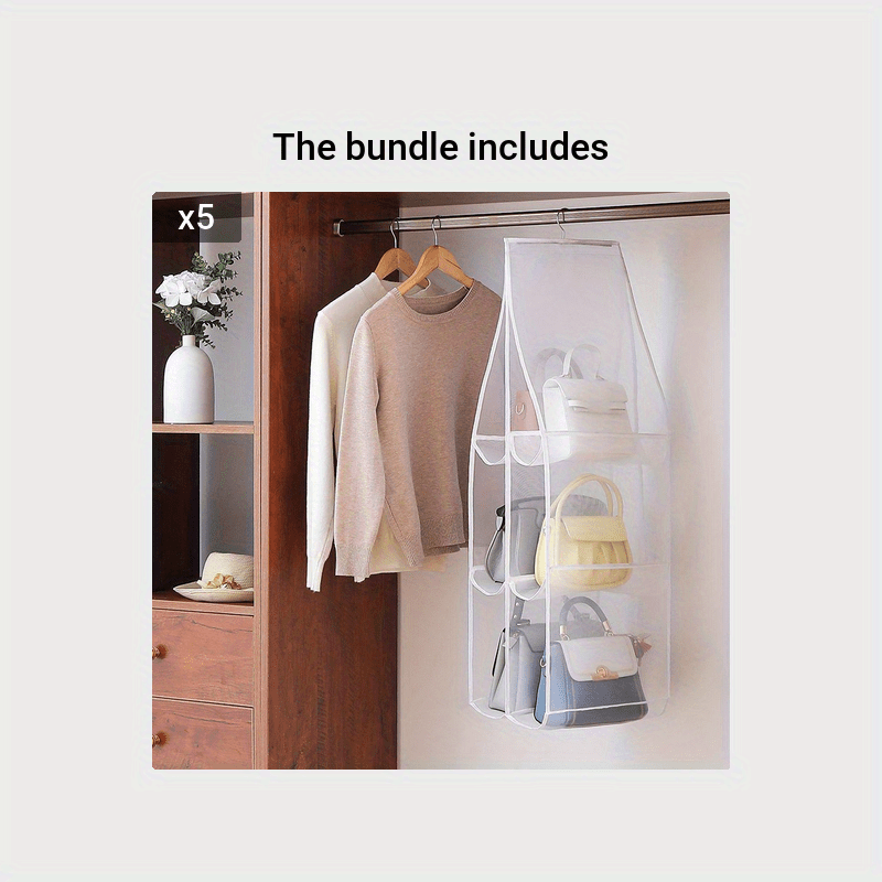 Handbag Hanging Organizer Hanging Bag For Storage - Temu