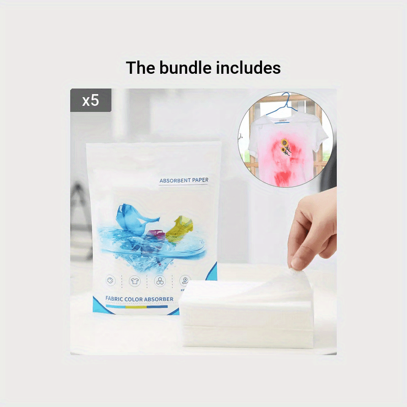 50pcs Laundry Color Absorbing Sheet