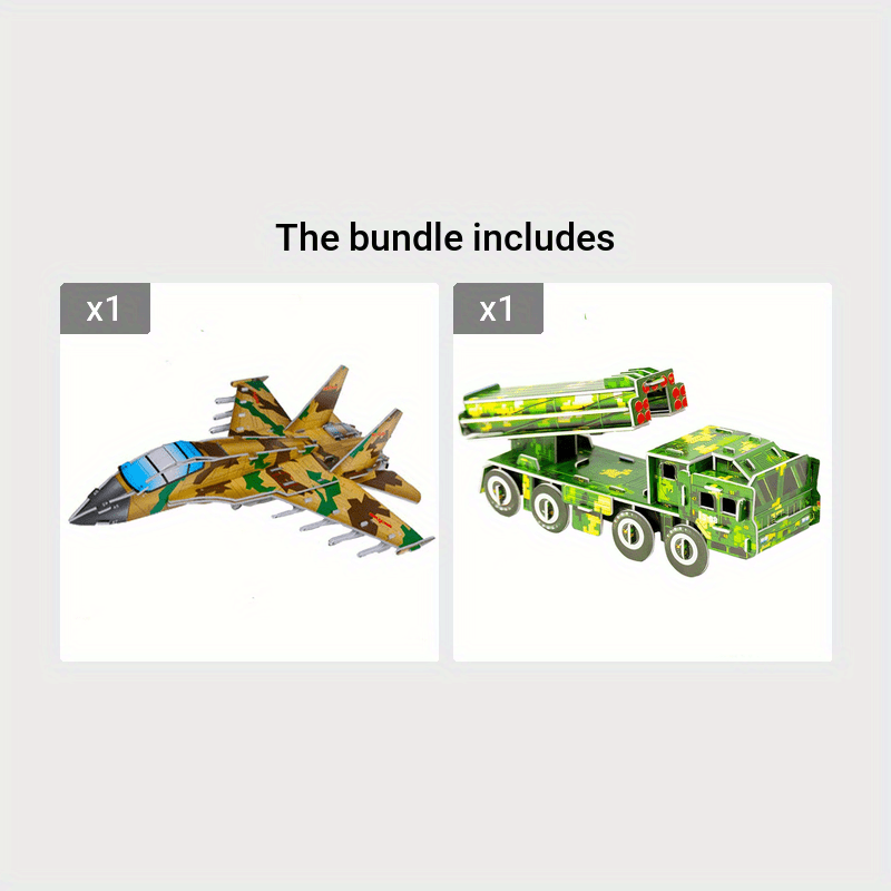 Large 28 Kids DIY 3D Puzzle Building Model Educational Toy