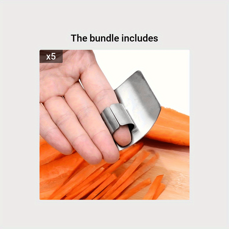 304 Stainless Steel Vegetable Cutting Finger Guard Hand Guard Kitchen  Gadget Protective Cover for restaurants