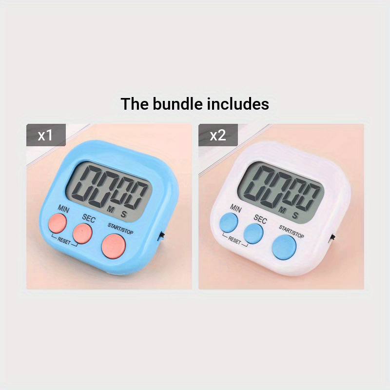 Multi-function Electronic Magnet Timer, Digital Kitchen Timer, Learning  Countup Timer, Suitable For Kitchen, Study, Work,outdoor Activities, Countdown  Timer, Stopwatch Cooking Baking Sports Alarm Clock, Not Including Battery -  Temu