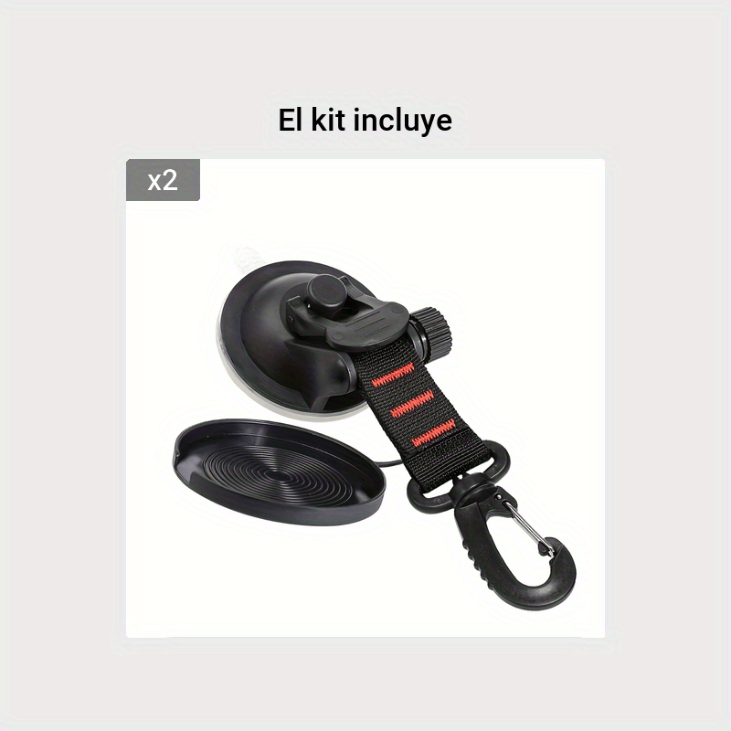 2 Piezas Ventosas Fuertes Amarran - Gancho Ventosa Coche Camping,Multiusos  y Resistente,Anclaje de Ventosa con Gancho de Seguridad para Coche Carpas  con Toldo Lateral Camper Furgoneta Accesorios : : Industria,  empresas y