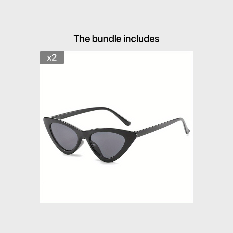 Y2K Candy Cat Eye Sunglasses Women Sunshade Party Eyewear