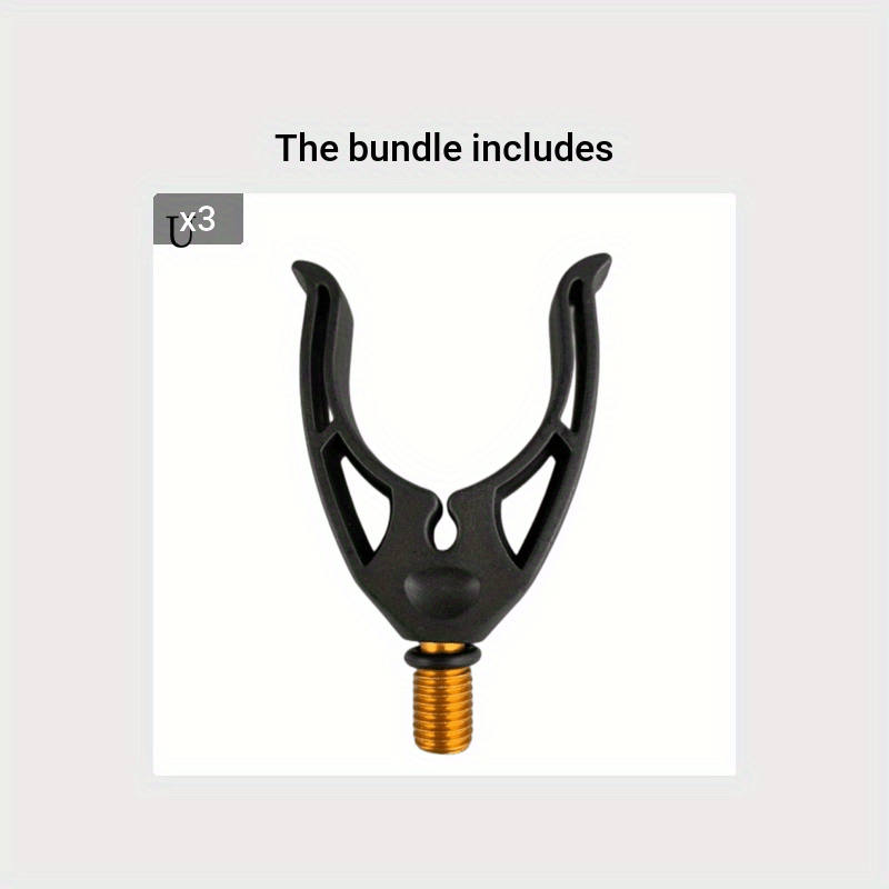 Deer Horn Shape Fishing Rod Rest Head Carp Fishing Rod Rest Fishing Tackle  Grippers Rest Fishing Accessory Easily to Use Fishing Accessory Adjustable