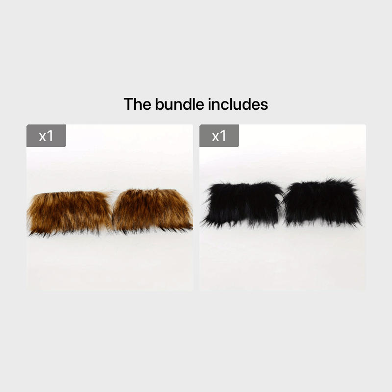 Furry Fur Diy Slippers Shoes Accessories Temu