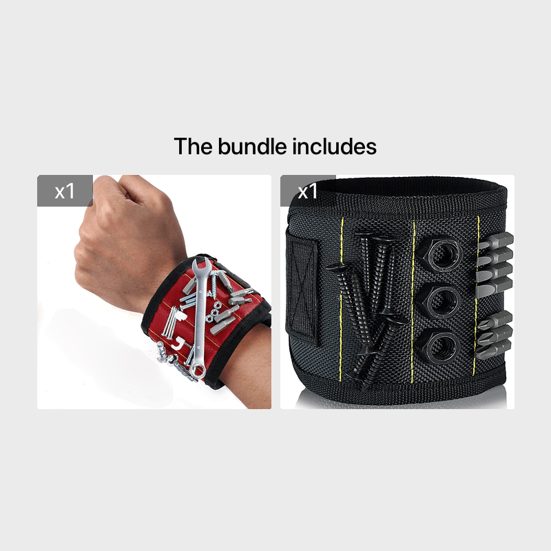 1pc Magnetic Wristband For Holding Screws, 5 Magnets, Tools For Men, Wrist  Magnet Tool Or Screw Holder For Handyman, Tech Geek, Mechanic, Electrician,  Birthday Gifts For Dad,Magnetic Wristband With Strong Magnets For