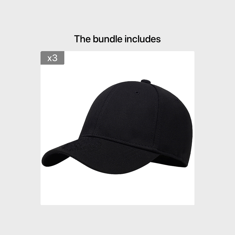 Men's Solid Back Seal Baseball Cap