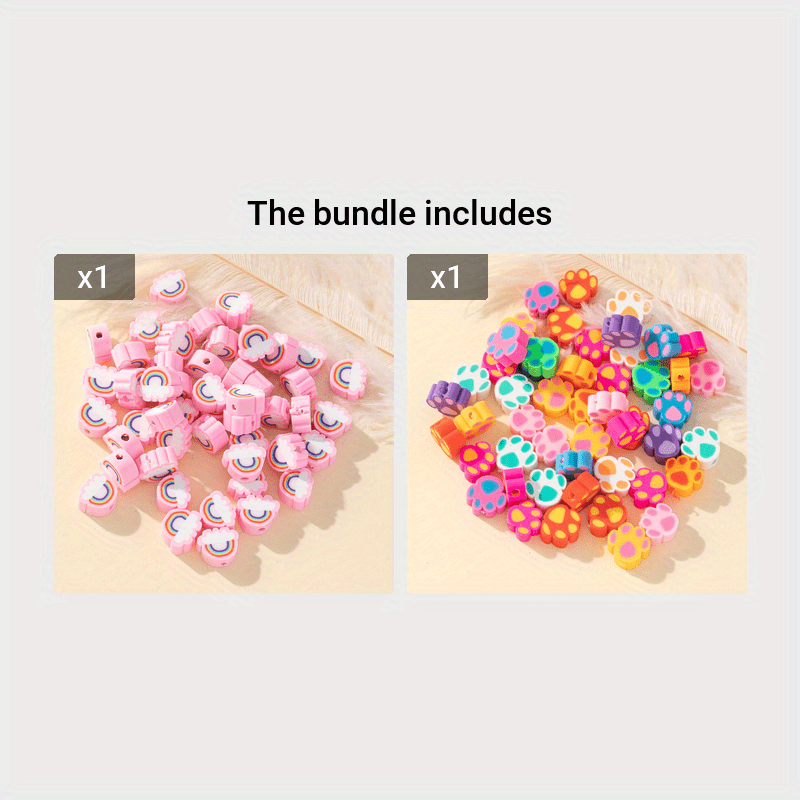 Cute Flower Clay Beads Set Resin Fruit Beads For Children Bracelet Making  Set DIY Jewelry Making Beads Kit Creative Kids Gifts - AliExpress