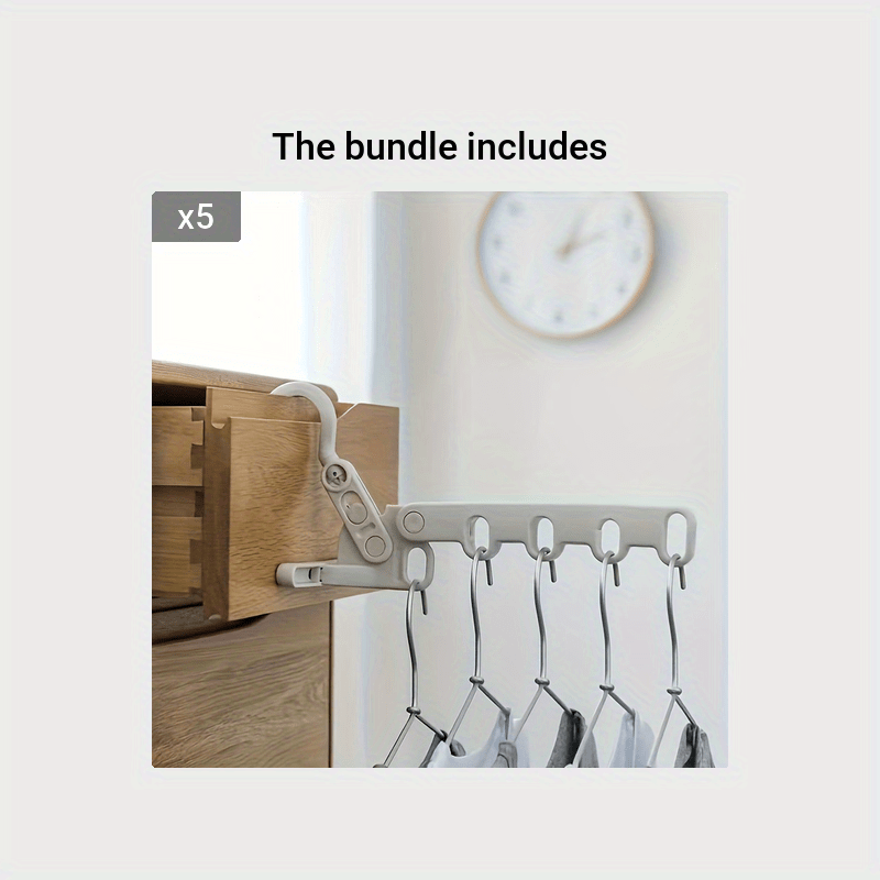 Clothes Drying Rack Foldable 5 Hole Portable Travel Clothes - Temu
