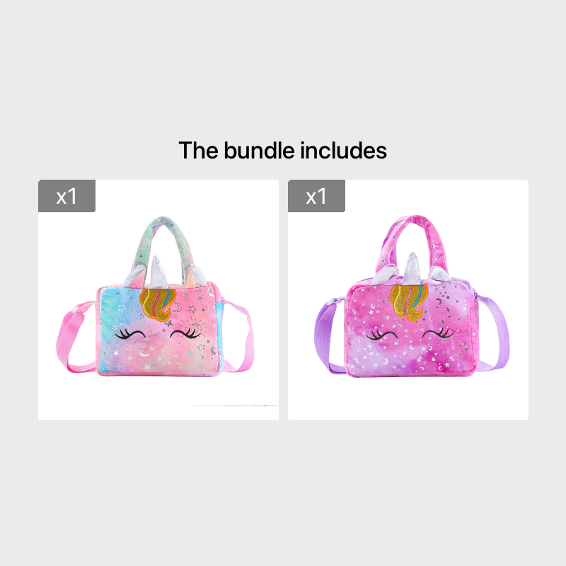 Girls Cute Tie Dye Unicorn Embroidered Messenger Bag, Colorful Storage Bag  Handbag, Gift For Girls - Temu